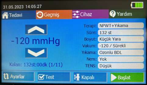 TopiVac Klinik V4 Ekranı